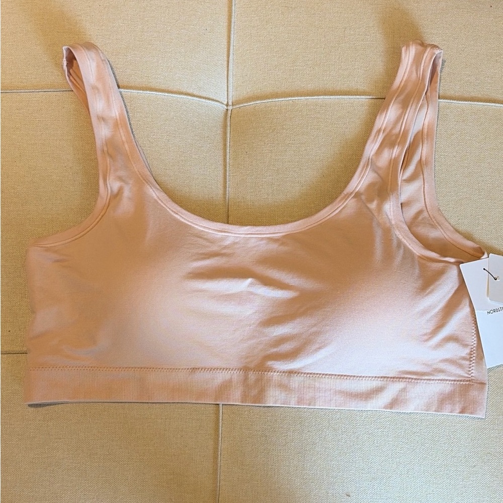 Nordstrom Pink Hero light tan Bra NWT XXL